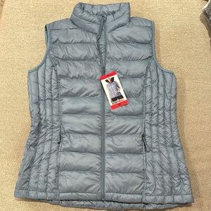 32 Degrees Gray Lightweight Quilted Vest